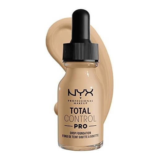 NYX PROFESSIONAL MAKEUP total control drop foundation #nude