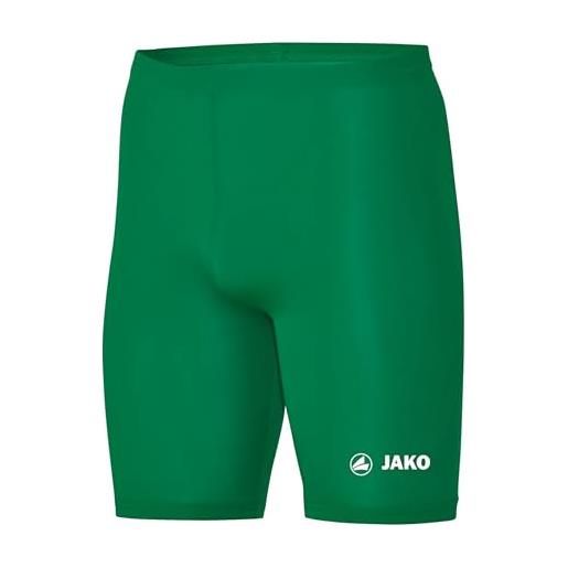 Jako basic 2.0 pantaloncini, unisex, verde, xl