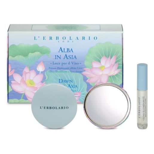 L'ERBOLARIO SRL alba in asia kit make up 1 lipgloss 7 ml + 1 polvere illuminante 8,5 g