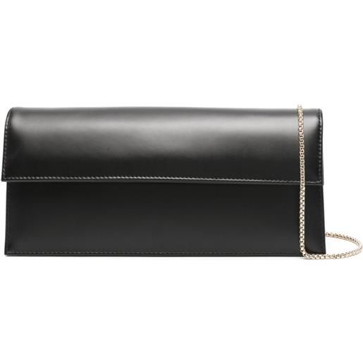 Aspinal Of London clutch ava in pelle - nero