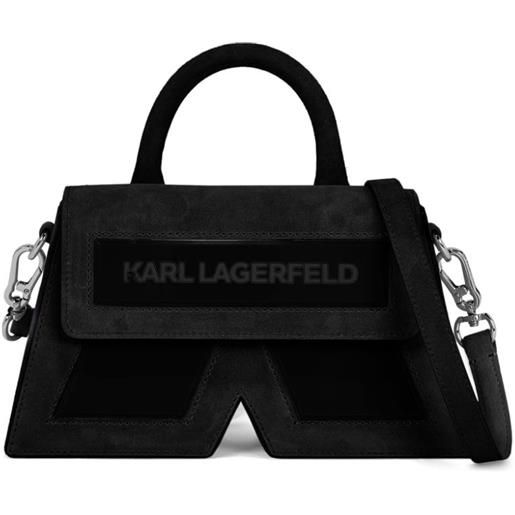 Karl Lagerfeld borsa a tracolla icon k - nero