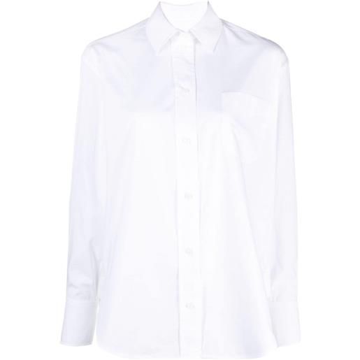 Victoria Beckham camicia con ricamo - bianco