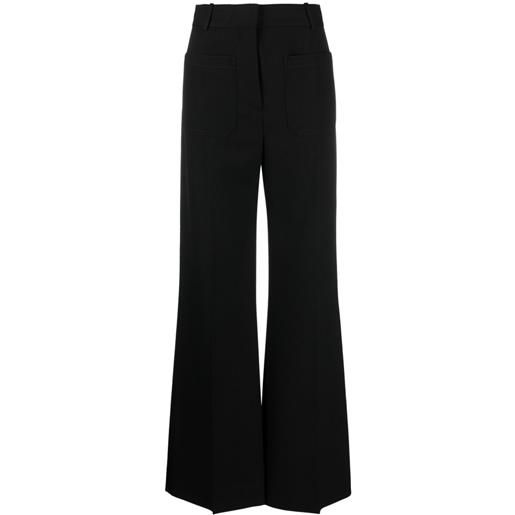 Victoria Beckham pantaloni svasati alina sartoriali - nero