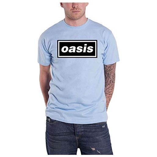 Oasis oasts01mlb03 t-shirt, blu, l unisex-adulto