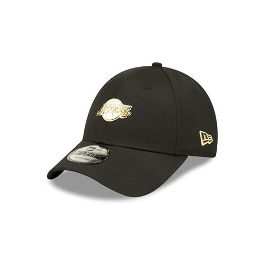 New Era los angeles lakers nba pin metallic black gold 9forty adjustable cap - one-size