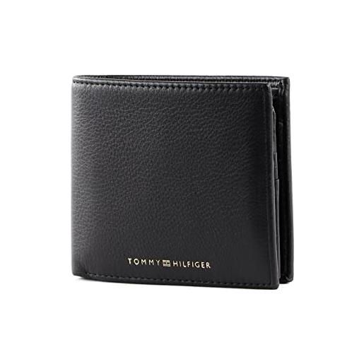 Tommy Hilfiger th premium leather cc flap and coin black