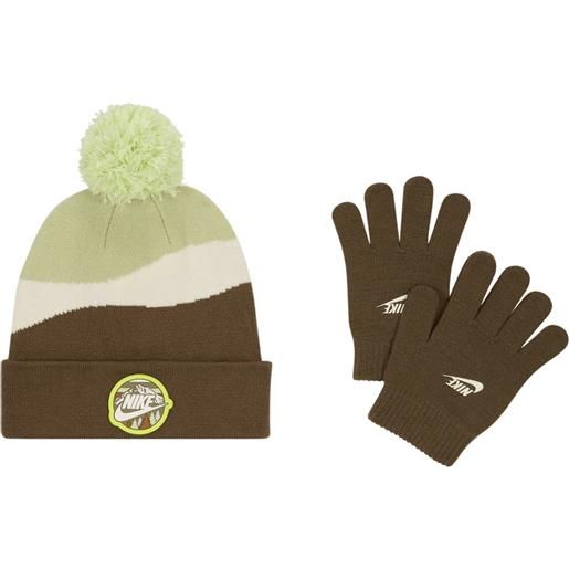 NIKE snow day peak beanie & gloves set berretto guanti bambini