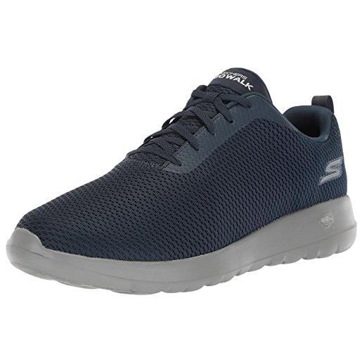 Skechers go walk max effort, scarpe da ginnastica uomo, blu blue navy grey, 45.5 eu