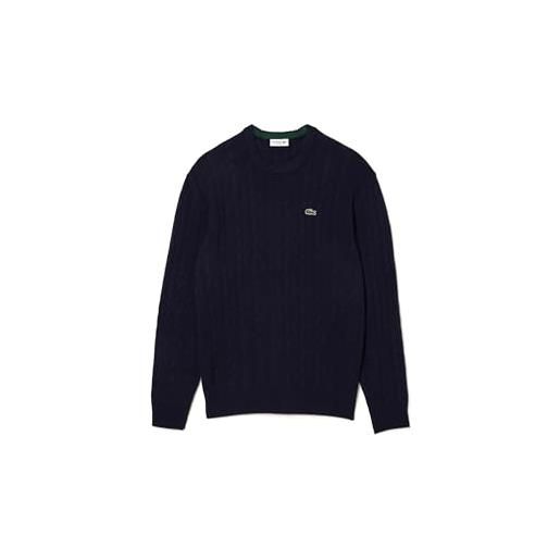 Lacoste-men s sweater-ah8566-00, bianco, l