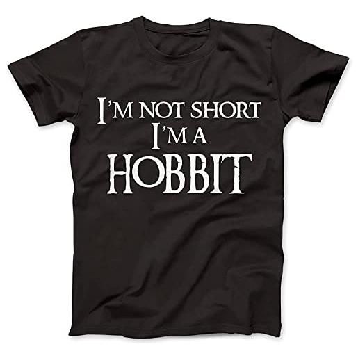 importance i'm not short i'm a hobbit t-shirt camicie e t-shirt(medium)