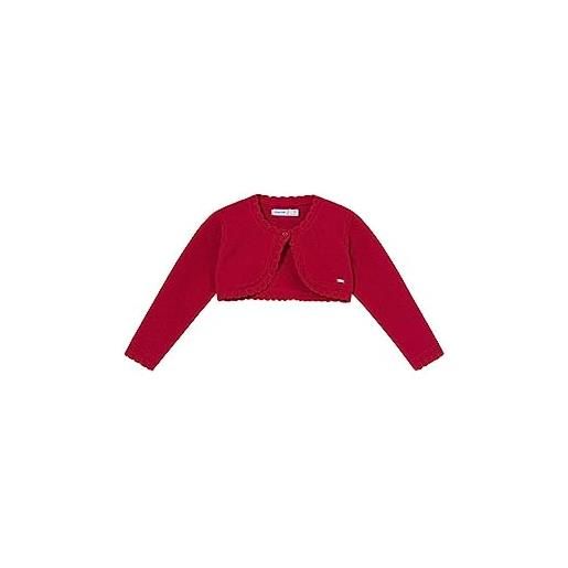 Mayoral giacchino in maglia basico per bimba rosso 24 mesi (92cm)