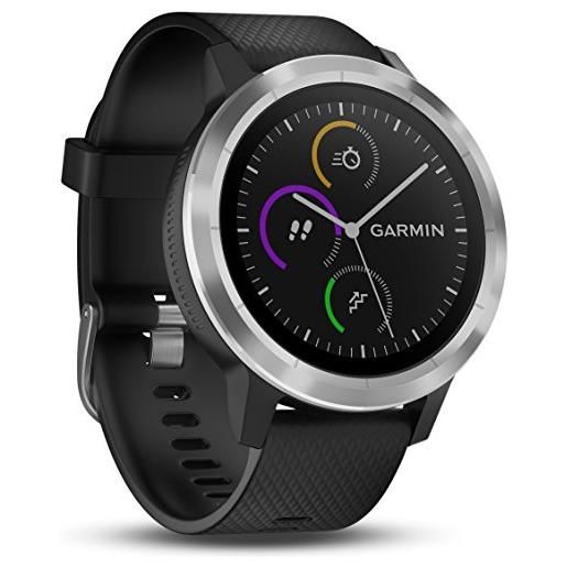 Garmin vivoactive 3 smartwatch con gps, unisex adulto, nero/argento
