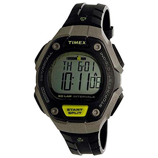 Timex ironman grey digital dial plastic strap men's watch tw5k93200
