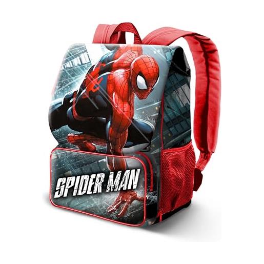 Marvel spiderman rain-zaino espandibile exp, multicolore, 30 x 45 cm, capacità 28 l