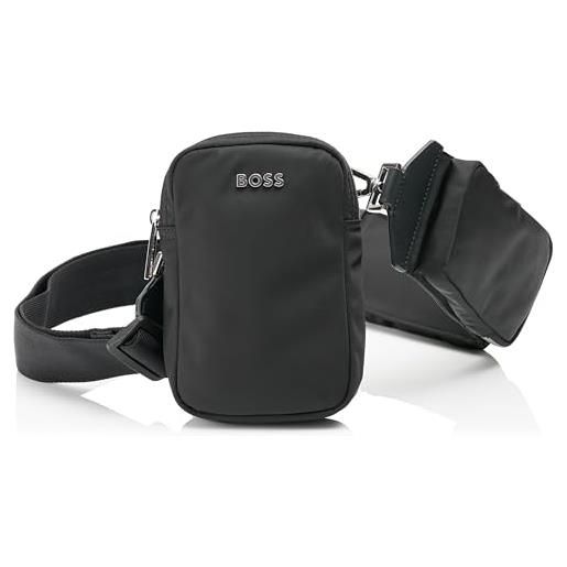 BOSS dodge_phone_holder uomo neck pouch, black1