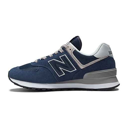 New Balance 574, sneaker donna, blu navy, 35 eu