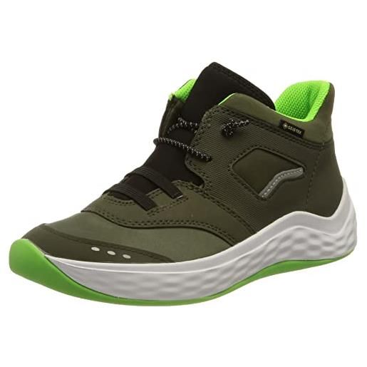 Superfit bounce imbottitura leggera in gore-tex, sneaker, verde/verde 7000, 30 eu larga