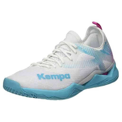 Kempa wing, scarpe da pallamano donna, bianco aqua, 37.5 eu