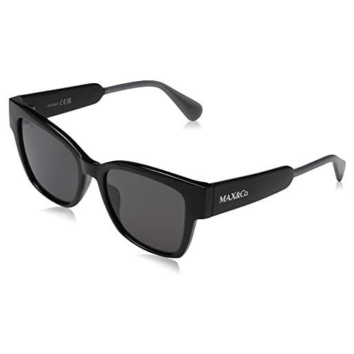 Max &Co mo0045 01a sunglasses unisex injected, standard, 52 men's