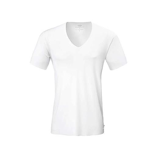 CALIDA maglietta clean line canottiera, bianco, 50/52 it uomo
