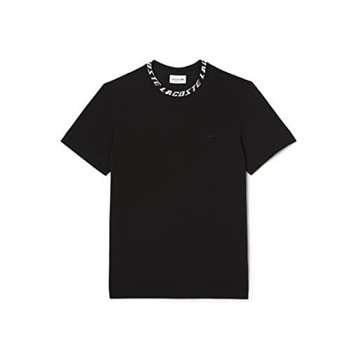 Lacoste th9687 t-shirt, silver chine, 4xl uomo
