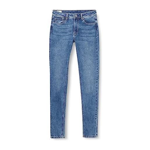 Pepe Jeans pixlette high, jeans bambine e ragazze, nero (denim-di7), 12 anni