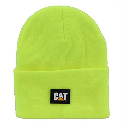 Cat 1090026 - berretto da uomo con etichetta, ciao vis giallo, taglia unica