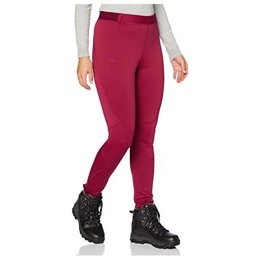 Schöffel - pantaloni da donna tight w l, donna, pantaloni, 12467, rosso bietola, 44