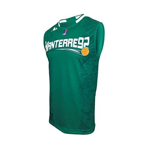 Nanterre 92 - maglia ufficiale da basket per bambino 2019-2020, bambini, maillot_ext_nanterre, verde, fr: xxs (taille fabricant: 6 ans)