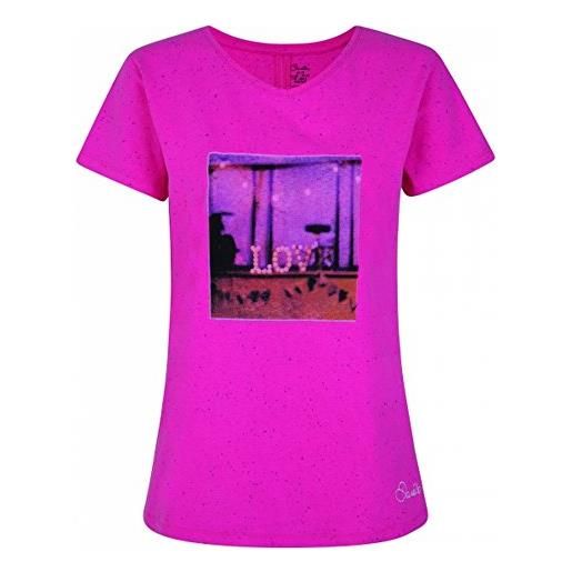 Dare2B amora, t-shirt/polo/gilet donna, cyber rosa, 14