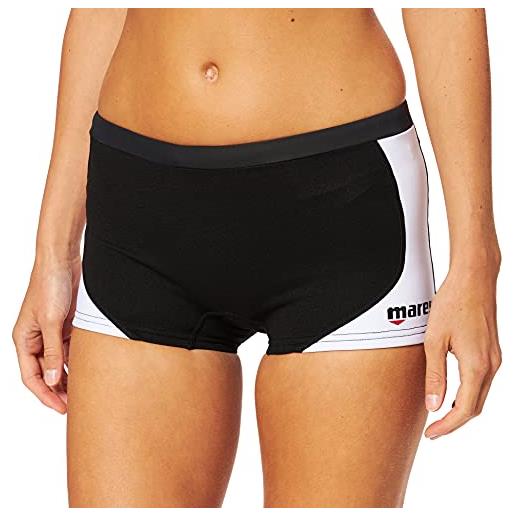 Mares thermo guard shorts - she dives, pantaloncino con protezione solare per sport acquatici da donna, nero, xs