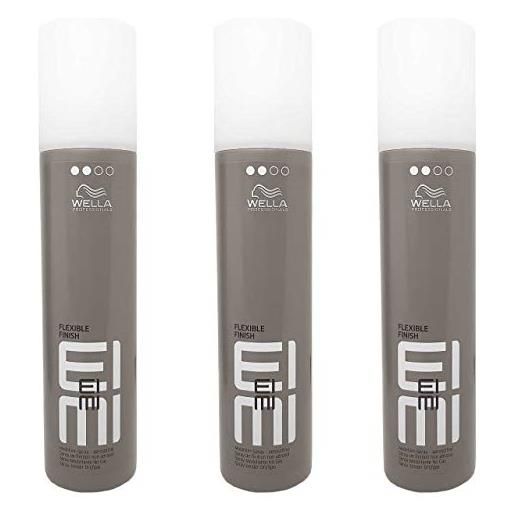 EIMI wella EIMI flexible finish non aerosol working spray 250 ml (confezione da 3)