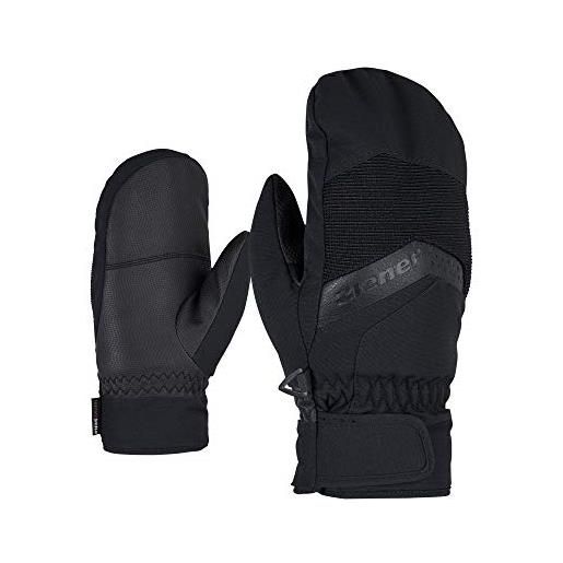 Ziener labinos as(r) mitten glove junior, guanti da sci/sport invernali, impermeabili, traspiranti. Bambino, stampa grigio, 6