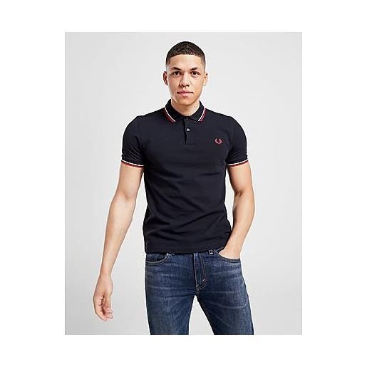 Fred Perry maglia polo twin tipped, dark navy