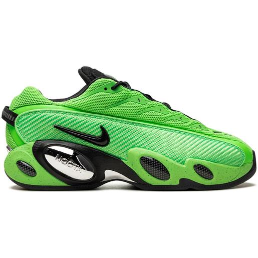 Nike sneakers glide slime green/metallic silver/black x nocta - verde