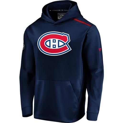 Fanatics nhl montreal canadiens authentic pro locker room pullover hoodie sr