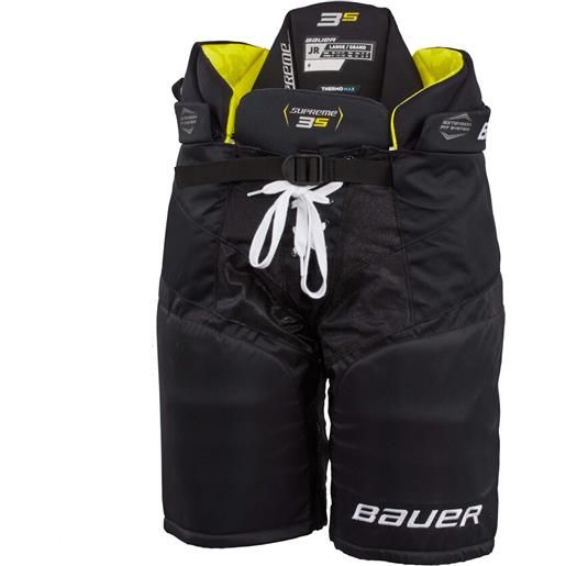 Bauer pantaloni da hockey Bauer supreme 3s black junior l, nero