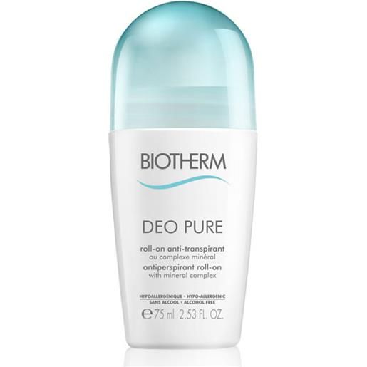 Biotherm deodorante deo pure roll on 75ml