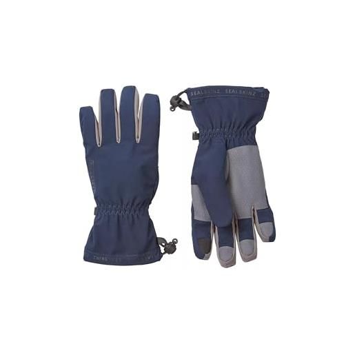 SEALSKINZ drayton, guanti impermeabili leggeri per l'inverno, blu navy, xxl