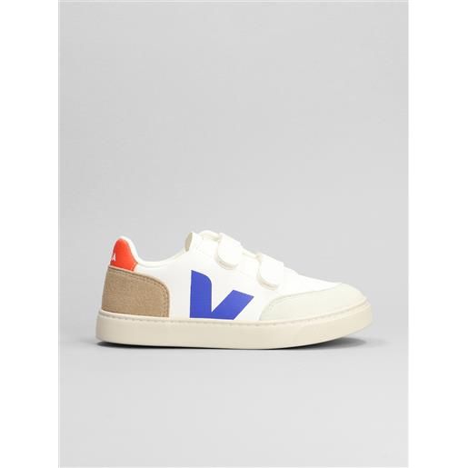 Veja kids sneakers v-12 in pelle bianca