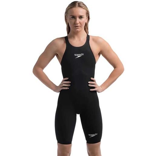 Speedo fastskin lzr pure valor 2.0 open back competition swimsuit nero 20 donna
