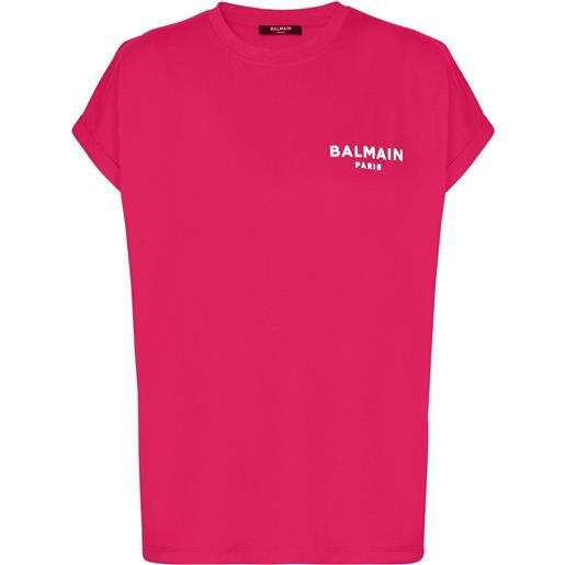 Balmain t-shirt con logo - rosa