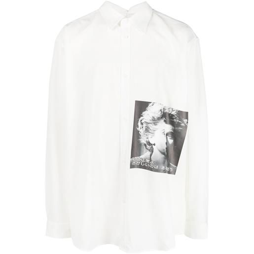 Yuiki Shimoji giacca-camicia - bianco