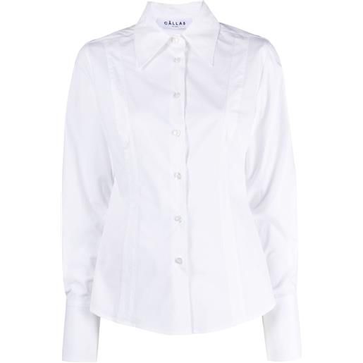 Câllas Milano camicia slim ripley - bianco