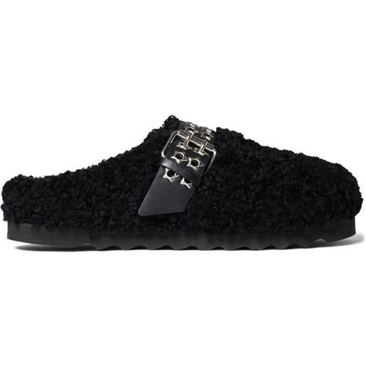 Stella McCartney slippers elyse con borchie - nero