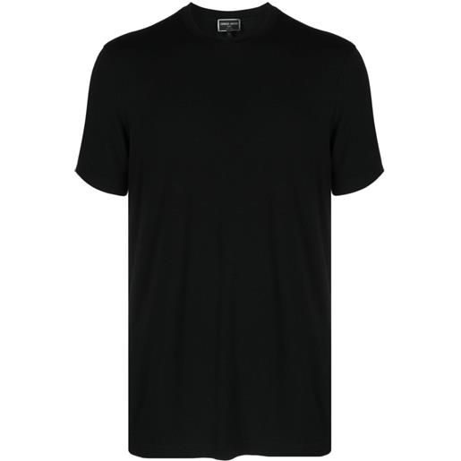 Giorgio Armani t-shirt girocollo - nero