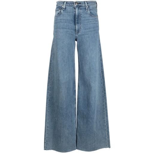 rag & bone jeans a gamba ampia whitney sophie - blu