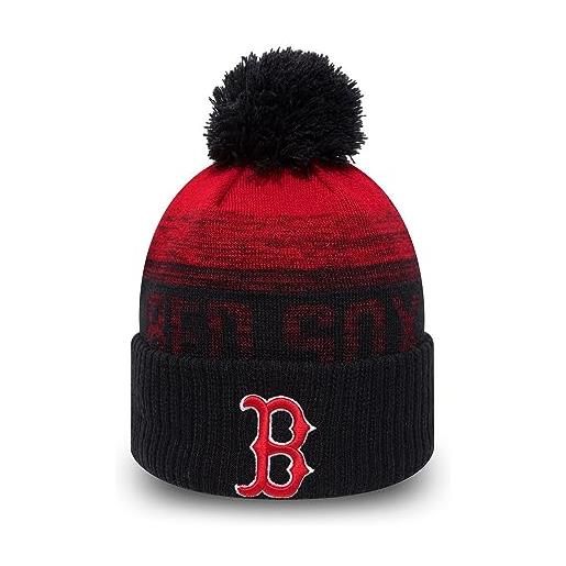 New Era boston red sox mlb navy red sport beanie - one-size
