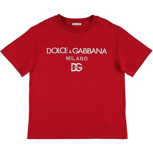 DOLCE & GABBANA t-shirt in jersey di cotone con logo