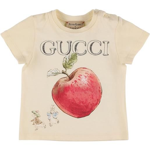 GUCCI t-shirt peter rabbit x gucci in cotone